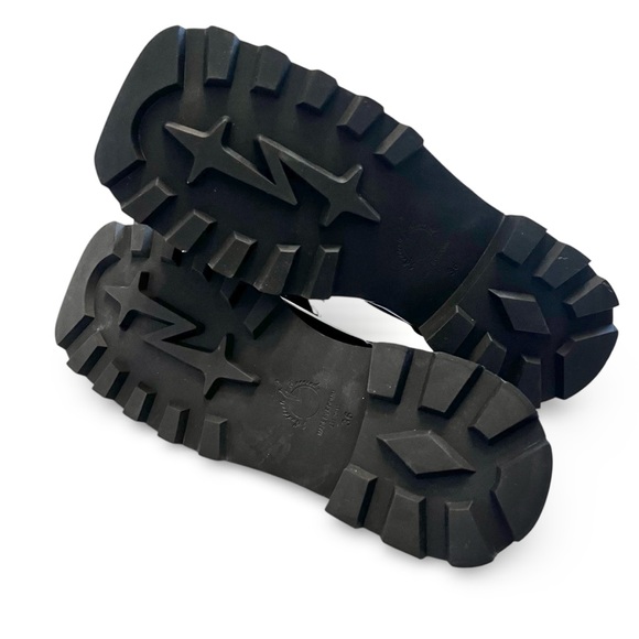 NWOB I Suddenly Sneezed Black Leather Platform Crystal Embellished Maryjanes 6 - Picture 10 of 15